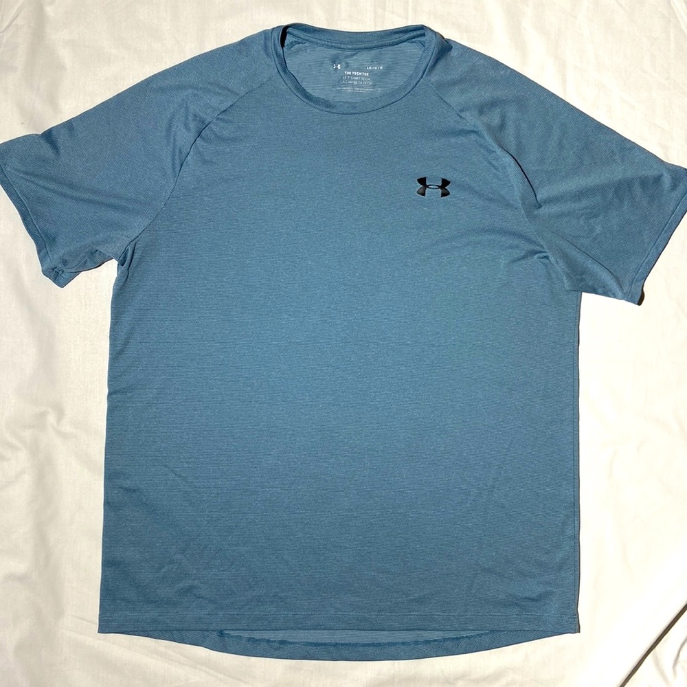 Under Armour-Blue/Gray Tech Tee Size Large